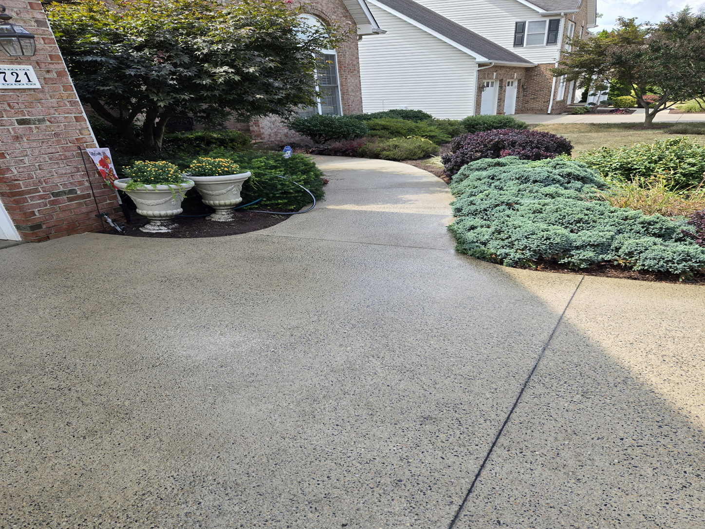 After driveway cleaning in Brambleton VA
