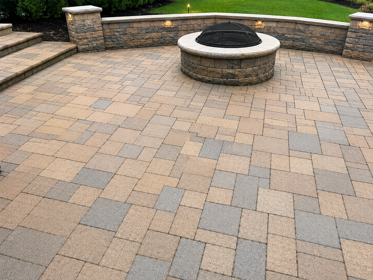 After patio cleaning